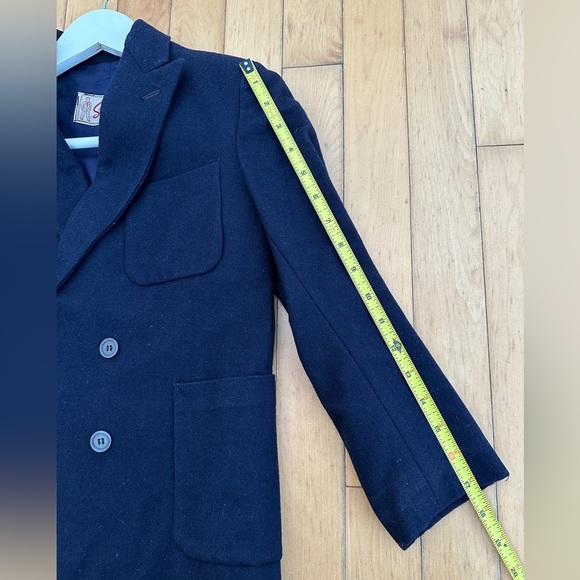 Smart Lad-Vintage Custom Blazer/Jacket-
Double Breast-Size 5-6? See Measurements - Picture 9 of 10